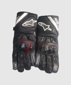 Black & White Motogp gloves