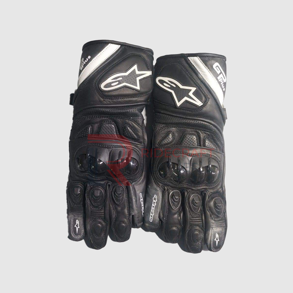Black & White Motogp gloves