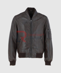 Mens Grey Bomber Jacket