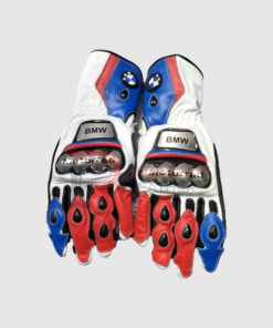 Red & Blue BMW Motogp Gloves