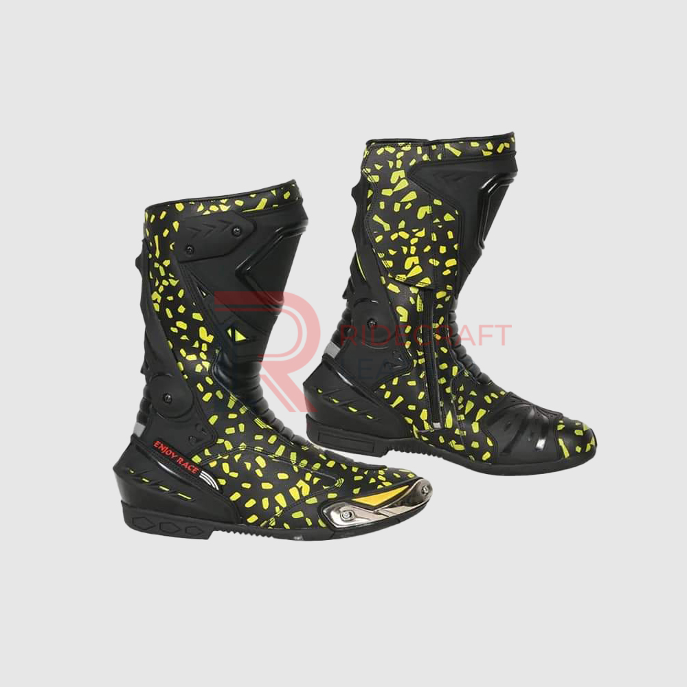 Black & Yellow Motogp Footwear