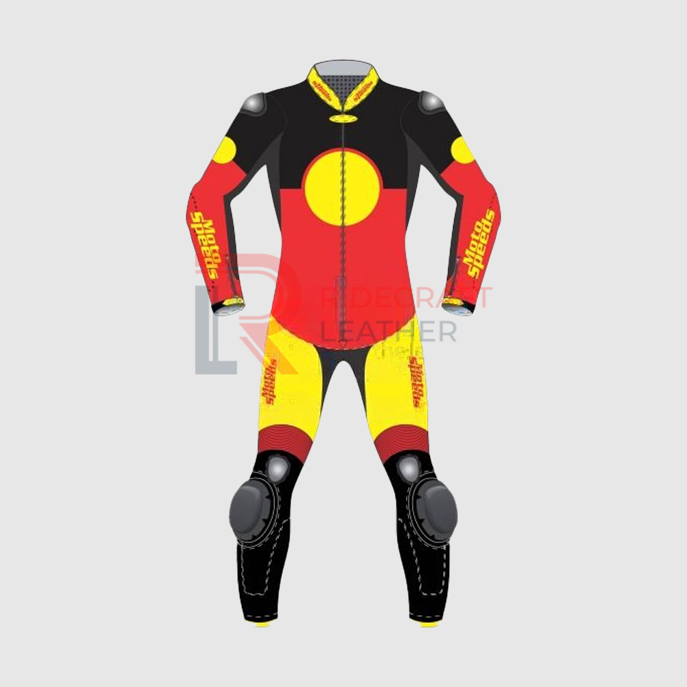 Black& Yallow Motogp Race Suit