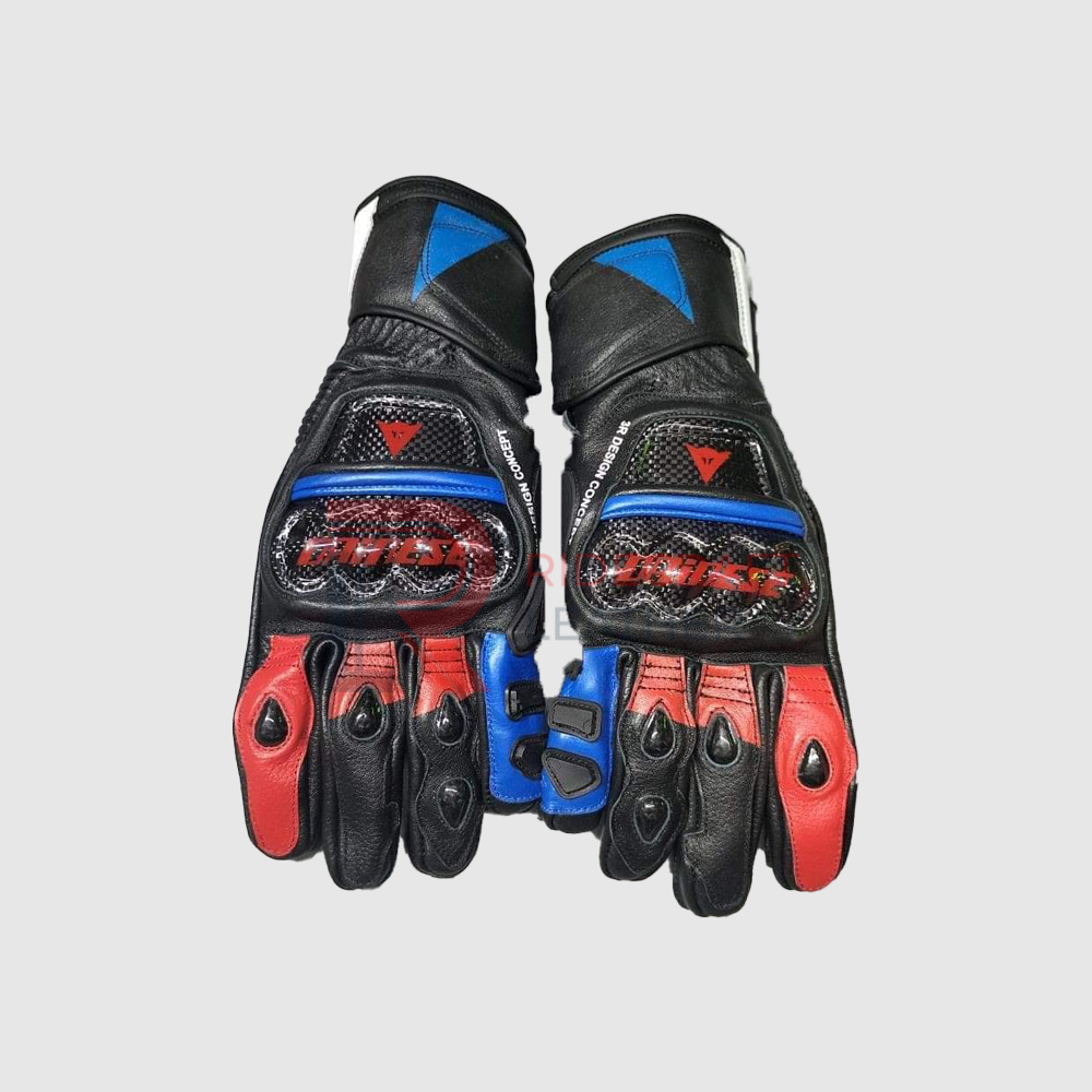 Red & Black Motogp Gloves