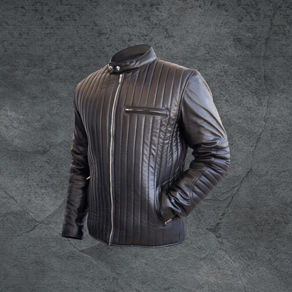 Mens Quilted Leather Jackets