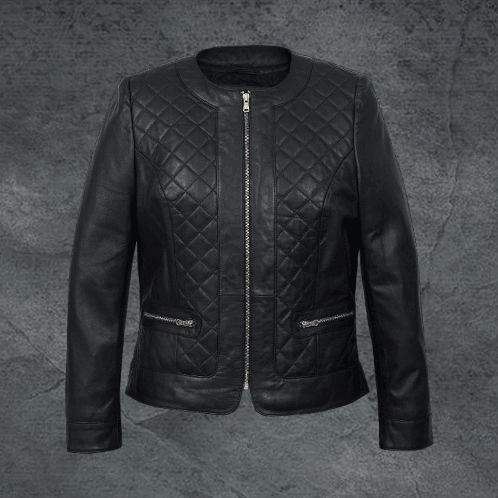 Womens Quilted Leather Jackets