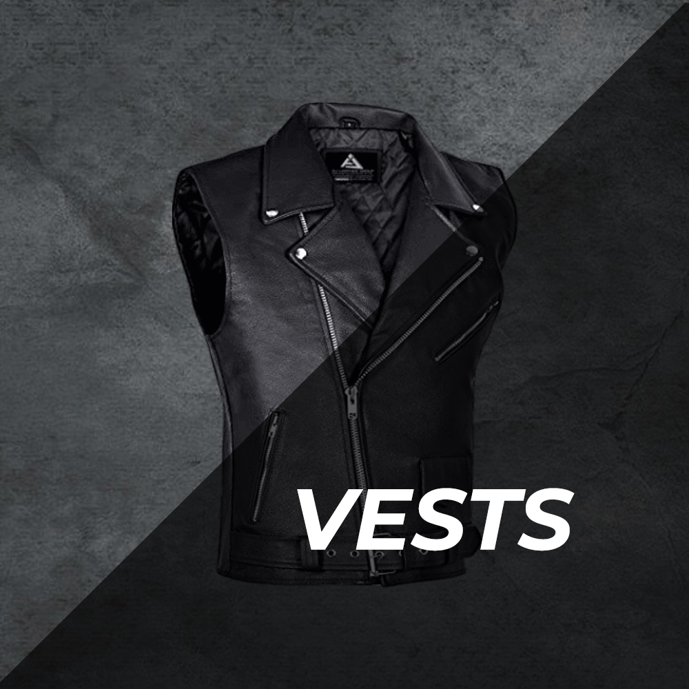 Mens Leather Vests