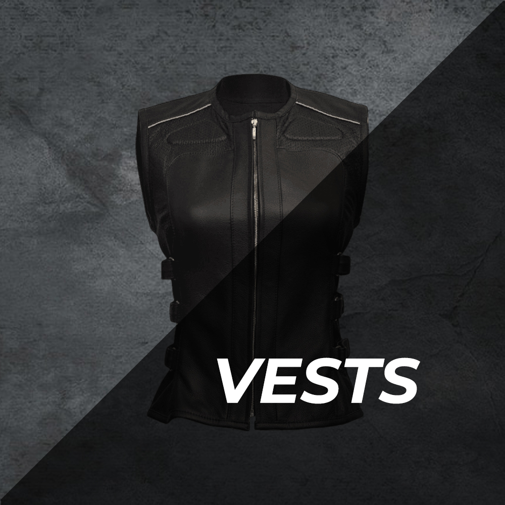 Womens Leather Vests
