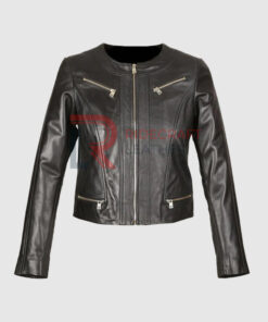 Women Black Short Jacket