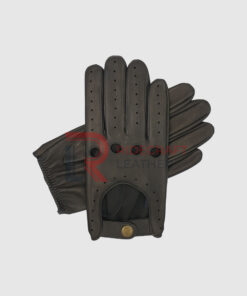 Mens Black Leather Gloves