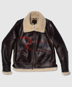 Mens Fur Brown Leather Jackets