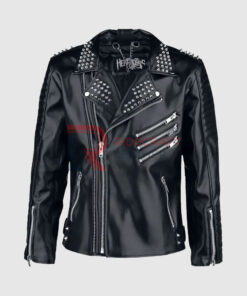 Mens Black Gothic Leather Leather
