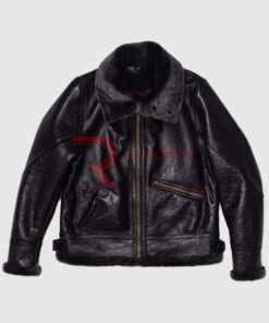 Mens Fur Brown Leather Jackets
