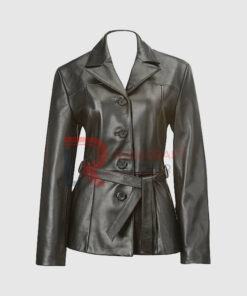 Women Black Blazer Coat
