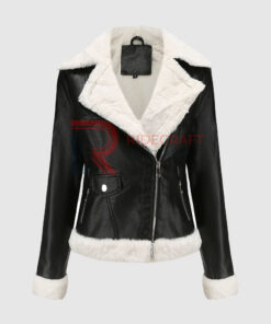 Women Black Fur Jacket
