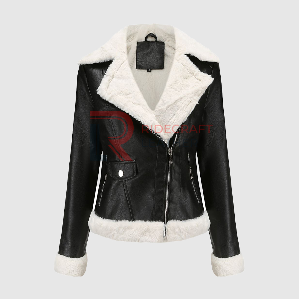 Women Black Fur Jacket
