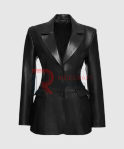 Women Black Blazer Coat