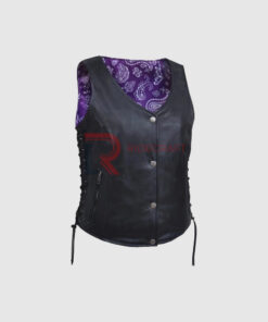Womens Black Vest
