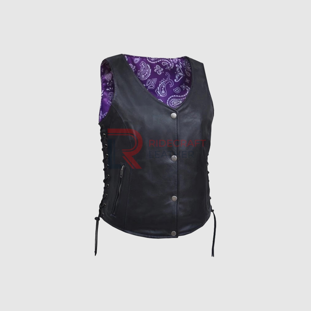 Womens Black Vest