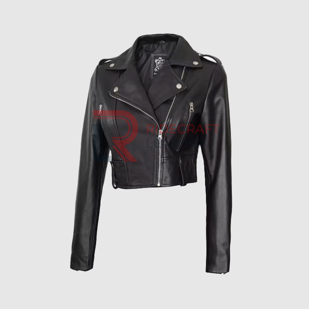 Women Black Short Jacket