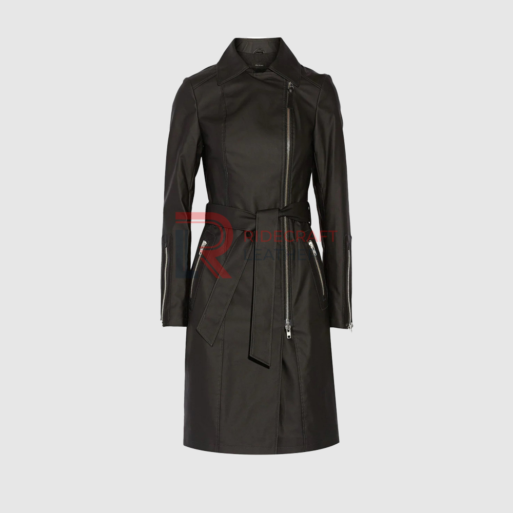 Women Black Trench Coat