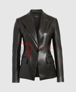 Women Black Blazer Coat