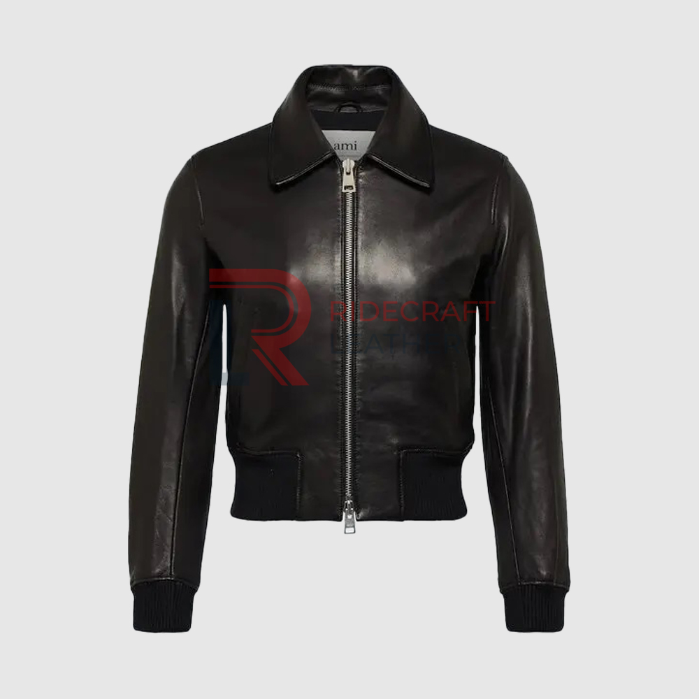 women Brown Bomber Jacket