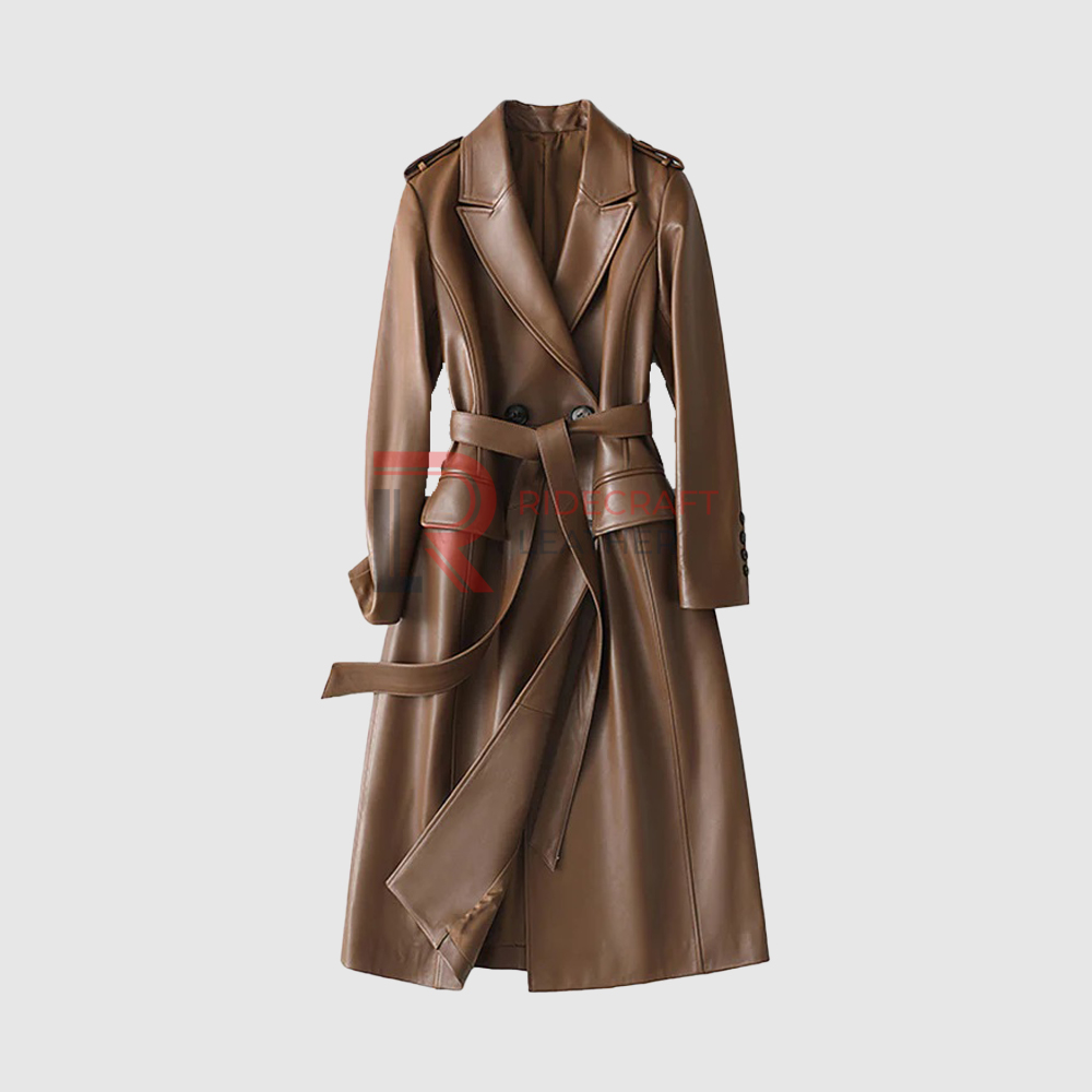 Women Brown Trench Coat