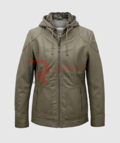 Women Dark Grey Hooded Jacket