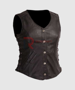 Womens Brown Vest