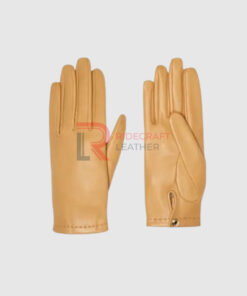Women Skin Leather Gloves