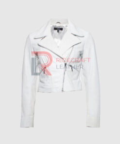 Women White Short Jacket